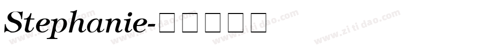 Stephanie字体转换