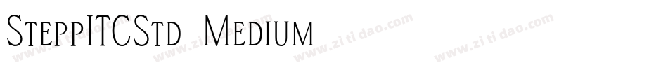 SteppITCStd-Medium字体转换