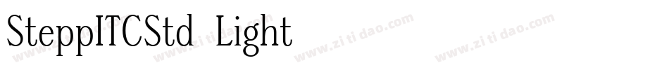 SteppITCStd-Light字体转换