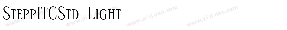 SteppITCStd-Light字体转换