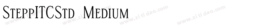 SteppITCStd-Medium字体转换