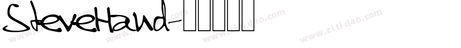 SteveHand字体转换
