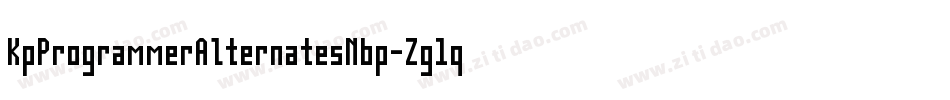 KpProgrammerAlternatesNbp-Zg1q字体转换