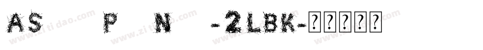 AStitchPlusNine-2LBK字体转换