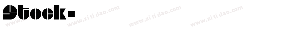 Stock字体转换