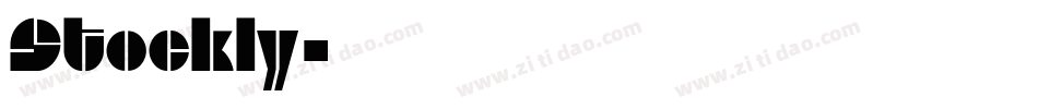 Stockly字体转换