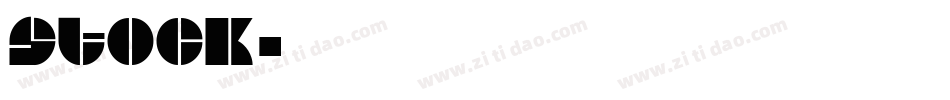 Stock字体转换