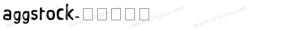 aggstock字体转换