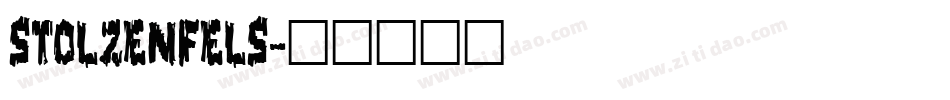Stolzenfels字体转换
