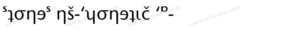 StoneSans-PhoneticIPA字体转换