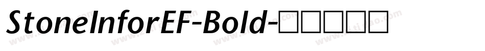 StoneInforEF-Bold字体转换
