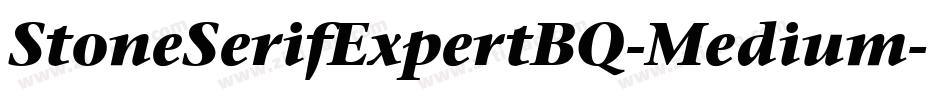 StoneSerifExpertBQ-Medium字体转换