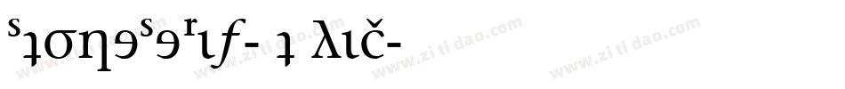 StoneSerif-Italic字体转换
