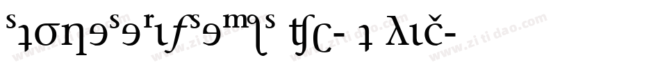 StoneSerifSemOSITC-Italic字体转换