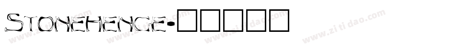 Stonehenge字体转换