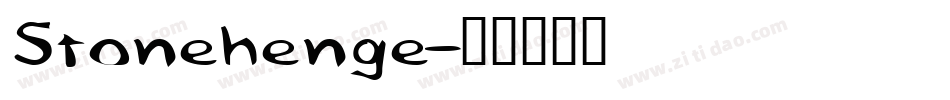 Stonehenge字体转换