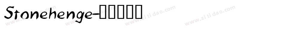 Stonehenge字体转换