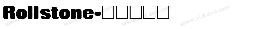 Rollstone字体转换