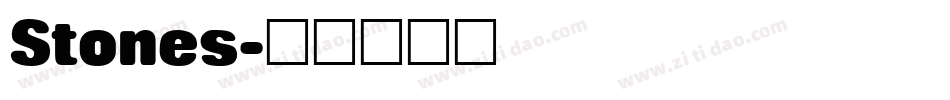 Stones字体转换