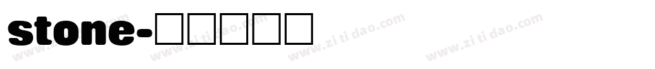 stone字体转换