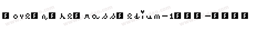 LoveInTheGrassMedium-1MVZ字体转换