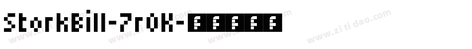 StorkBill-7rOK字体转换