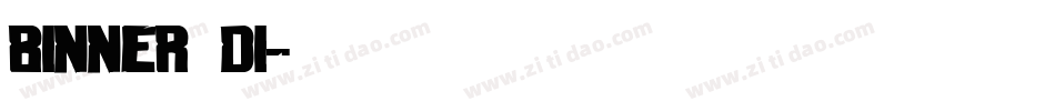 Binner_Di字体转换
