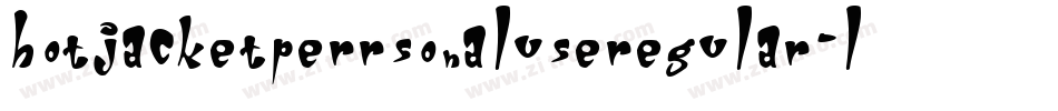 HotJacketPerrsonalUseRegular-lgdlZ字体转换