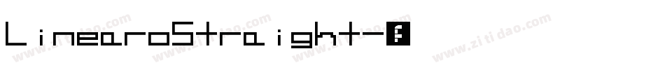 LinearoStraight字体转换