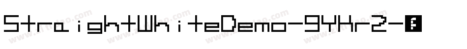 StraightWhiteDemo-9YKr2字体转换