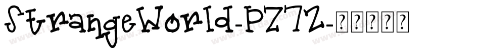 StrangeWorld-PZ72字体转换