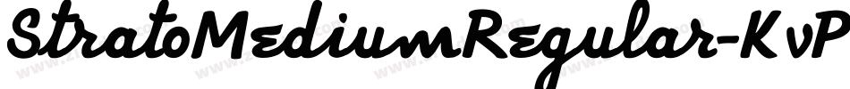 StratoMediumRegular-KvPX字体转换