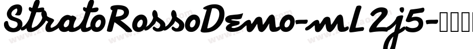 StratoRossoDemo-mL2j5字体转换