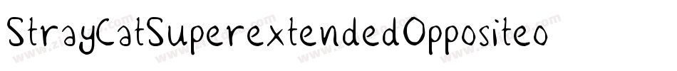 StrayCatSuperextendedOppositeoblique-E2Yr字体转换