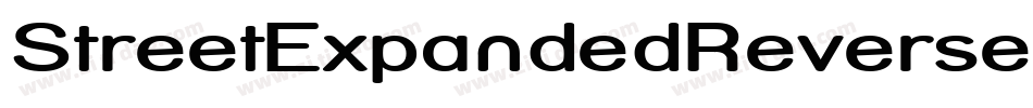 StreetExpandedReverseItalic-g7p字体转换