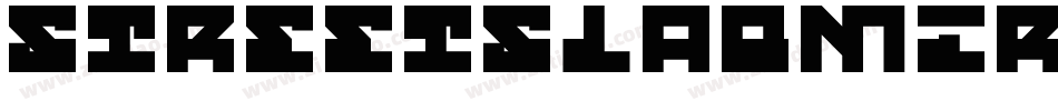 StreetSlabMirror-mrj字体转换