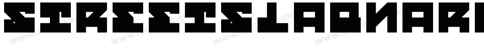 StreetSlabNarrowItalic-PR2字体转换