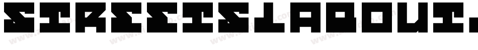 StreetSlabOutlineItalic-gn5字体转换