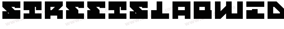 StreetSlabWideRev-A72字体转换