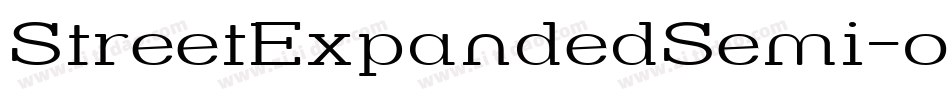 StreetExpandedSemi-o4o字体转换