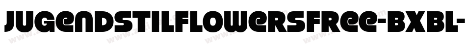 Jugendstilflowersfree-BXBl字体转换