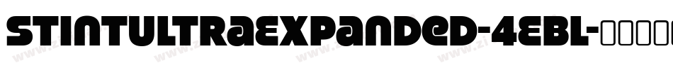 StintUltraExpanded-4EBl字体转换