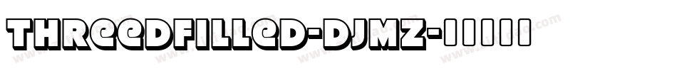 ThreedFilled-dJMZ字体转换