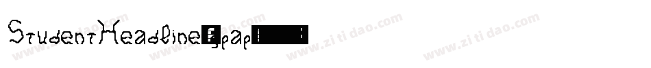 StudentHeadline-gpap字体转换