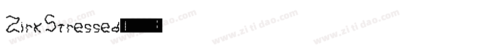 ZirkStressed字体转换