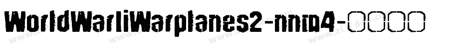 WorldWarIiWarplanes2-nnm4字体转换