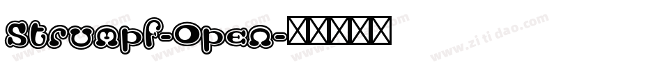 Strumpf-Open字体转换
