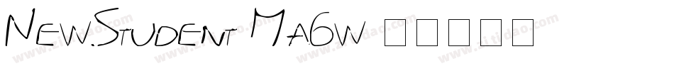 NewStudent-Ma6w字体转换