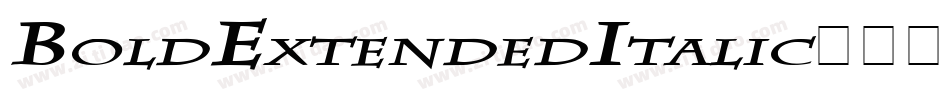 BoldExtendedItalic转换器字体转换