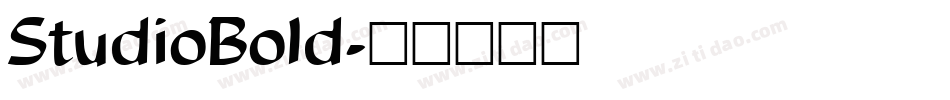 StudioBold字体转换